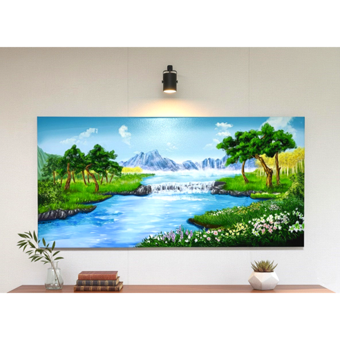 건강을가져오는 소나무그림 산수화