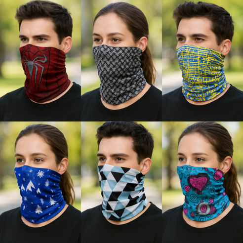 자외선차단 마스크 넥워머 목토시 다기능 멀티스카프 10개 이미지 3