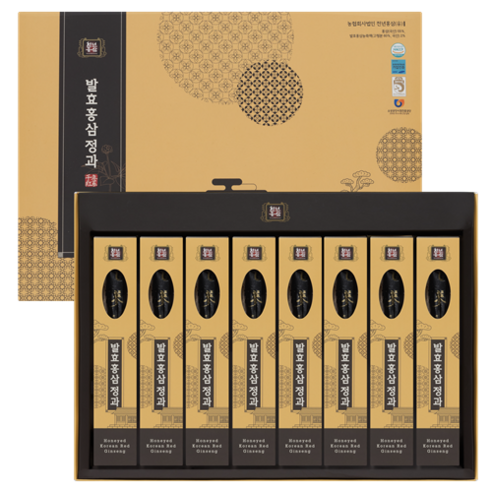 홍만집 발효홍삼정과 8개입 쇼핑백 포함, 1개, 300g
