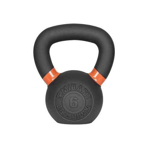미라핏(MiraFit) 케틀벨, 6kg, 1개, 블랙