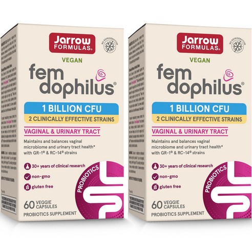 재로우 펨 도필러스 유산균 서플먼트 10억 CFU 베지 캡슐 60정, 2... 솔직 후기 | 실사용자 리뷰 분석 - 상품 이미지 1