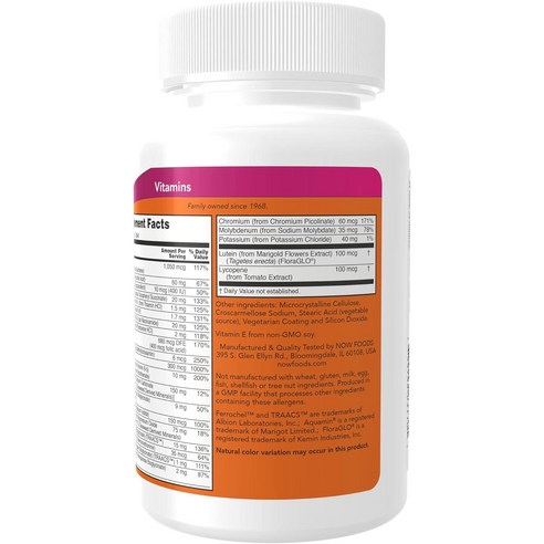 나우푸드 데일리 비츠 멀티비타민 & 미네랄 타블렛 100정, 1개 이미지 3