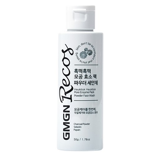 지엠지엔르코스 흑떡 모공 수축 팩 노폐물 흡착 블랙헤드 화이트헤드 제거 ... 실사용 후기 | 효과 있을까? - 상품 이미지 1
