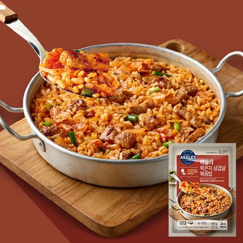 애슐리 묵은지 삼겹살 볶음밥, 230g, 12개