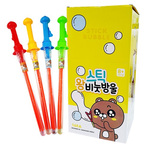 재미존 스틱왕 비누방울 45cm 100ml /개, 스틱왕 45cm 100ml, 1개