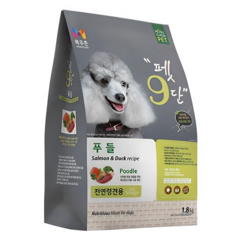 목우촌 전연령 전연령용 펫9단 푸들 전용사료 기능성 사료 - 기능성사료
