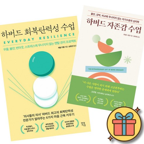 하버드 회복탄력성 수업 + 하버드 자존감 수업 세트 (전2권)