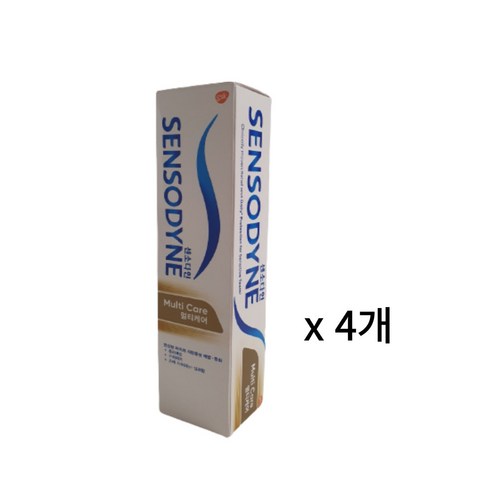 센소다인 멀티케어 치약 100ml × 100g × 4개, 개당 용량 × 개당 중량 × 수량 섬네일