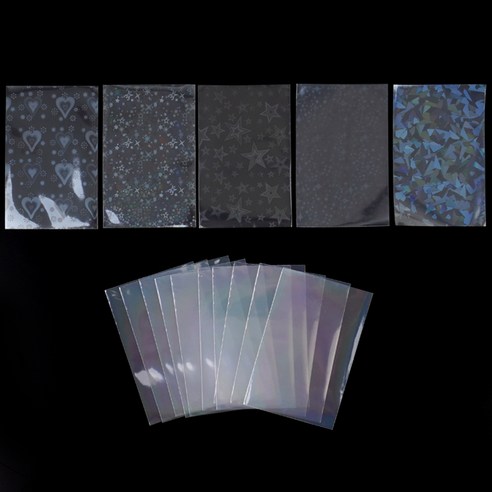 10P 투명 포토 슬리브 57x88mm, 1개, 은하수