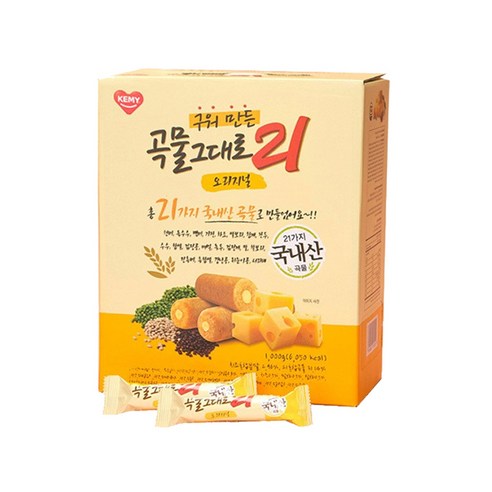 곡물그대로21 구워만든 스낵 오리지널, 1kg, 1개
