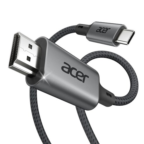 에이서 4K UHD 60Hz C타입 to HDMI 미러링 케이블, 2m, 1개