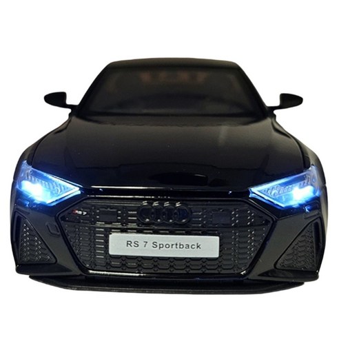아우디 RS7 스포츠백 다이캐스트 1:24, 블랙, 1개