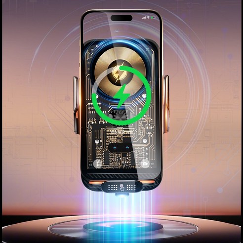RUNDX 차량무선충전기 66W 초고속+15W 송풍구거치대 실사용 후기 | 효과 있을까? - 상품 이미지 2