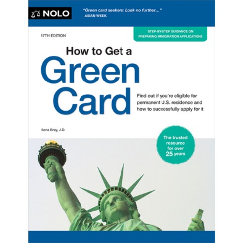 (영문도서)How to Get a Green Card Paperback, NOLO, English, 9781413333428