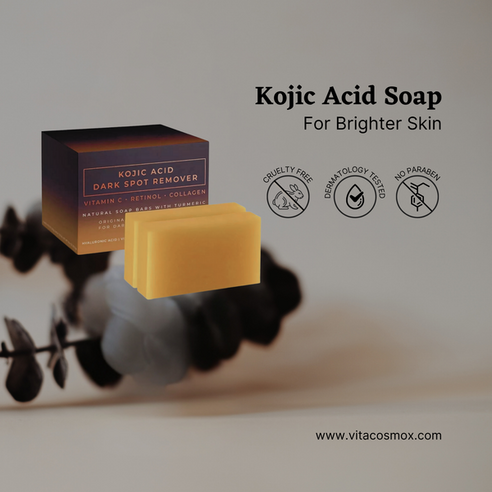 VitaCosmoX 코지산 Kojic Acid 비타민 C 및 레티놀 콜라... 솔직 후기 | 피부 타입별 분석 - 상품 이미지 3
