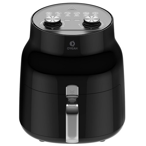 OYEAH 저소음 에어프라이어 4.5L 가정용 AF- 4501 즉시발열 ... 개봉기 | 실사용 후기 썸네일
