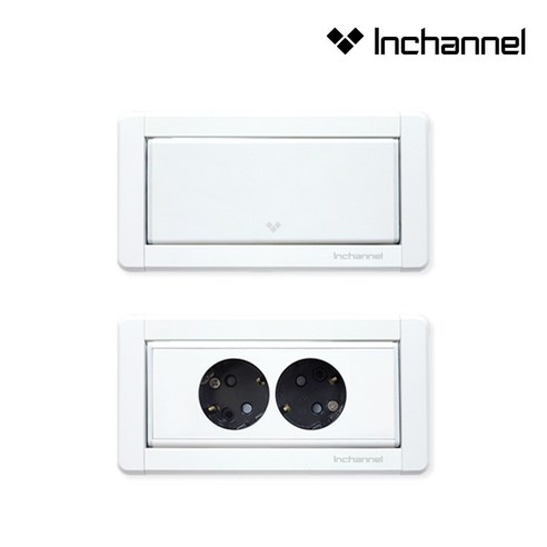 인채널 APT 회전 빌트인콘센트 2구 IBM-22MWH 크림화이트 가구 매립 아일랜드 상판, 크림화이트_IBM-22MWH, 1개