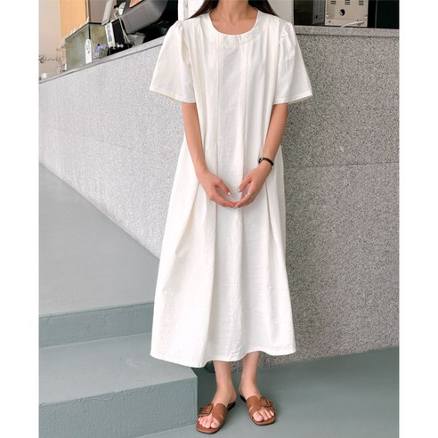 마이쏭 여성 빅사이즈 여름원피스 임부복 셀레나바스락롱원피스