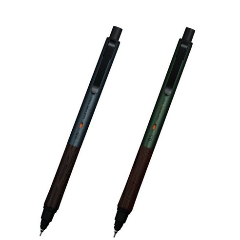 日本三菱UNI KURU TOGA Wood M5-KW 原木握柄金屬筆桿旋轉自動鉛筆, 1個