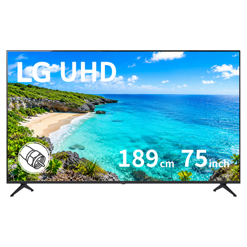 LG전자 UHD AI 4K 스마트 TV, 189cm(75인치), UQ7070, 스탠드형, 방문설치