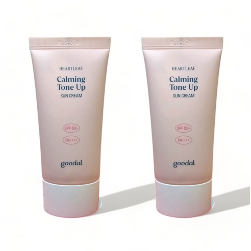 [NEW] 1+1 구달 맑은 어성초 진정 수분 톤업 선크림, 50ml, 2개