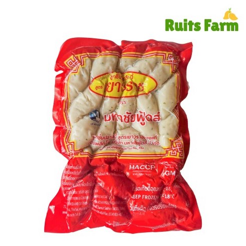 [루츠팜] 태국 마하차이 야채 피쉬볼 450g mahachai Yaowarat vegetable fishball 냉동 태국피쉬볼, 450g, 1세트