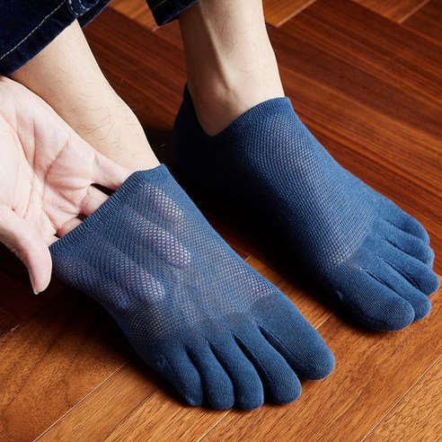 남자 발가락 덧신 양말 여름 메쉬 통풍 미끄럼방지 얇은 풋커버