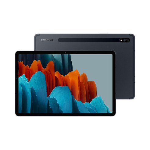 중고 갤럭시 탭 s7 LTE SM-T875 11인치, 미스틱 블랙, 128GB, Wi-Fi+Cellular