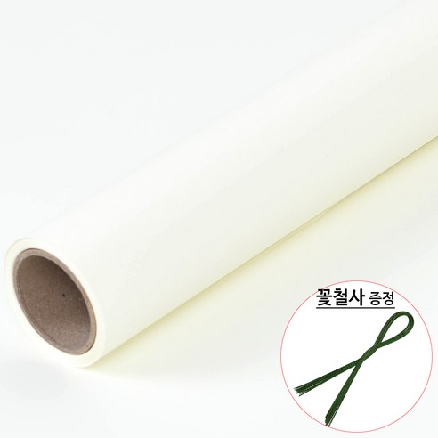 꽃포장지 비닐꽃다발포장지 무광 플로드2 플로드지2 15YD, 04.백미색, 1개