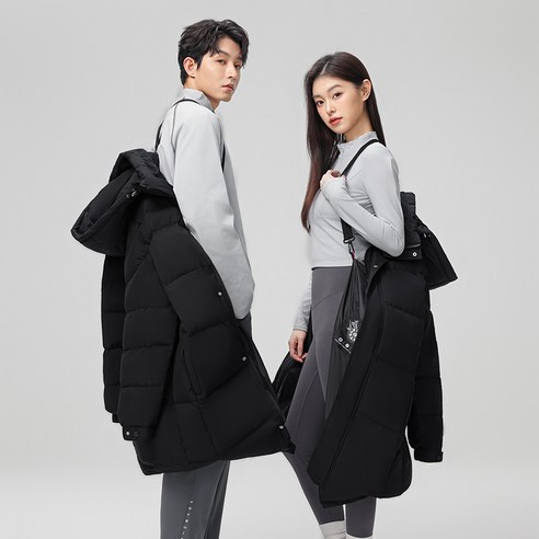 꽁꽁 언 겨울, 얇고 가벼운 구스다운 롱패딩으로 따뜻함과 스타일 모두 잡으세요!