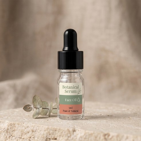 블랙 뚜껑 5ml 스포이드 투명 공병 향수용기, 1개