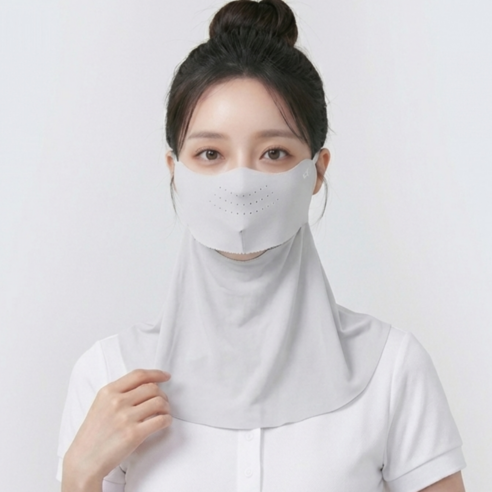 잔온 자외선차단 마스크 쿨 골프 얼굴 햇빛가리개 이미지 3
