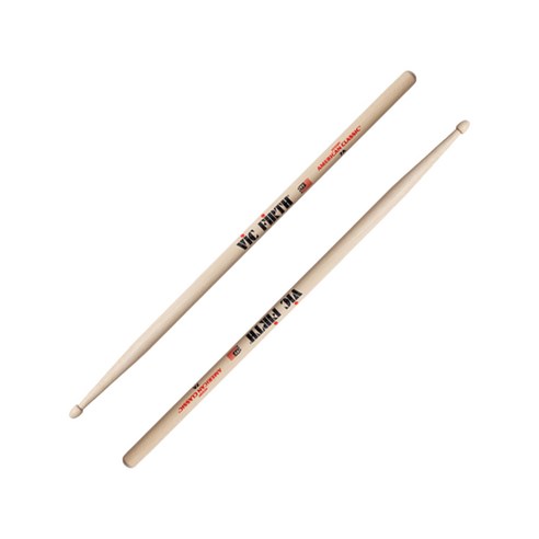 Vic Firth (빅퍼스) 아메리칸 클래식 7A (우드팁) 드럼스틱, 1개