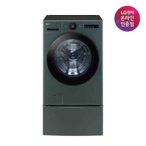 LG 트롬 트윈워시 FX25GNRX (FX25GNR+FX4GC) 25KG+4KG 네이처그린