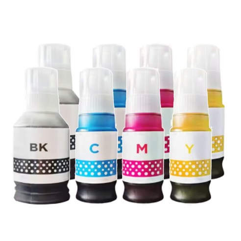 캐논 G6090 잉크 2세트 호환 G7090 G5090 G6091 G7092 G7091, 2개, GI 90 검정 파랑 빨강 노랑 2세트