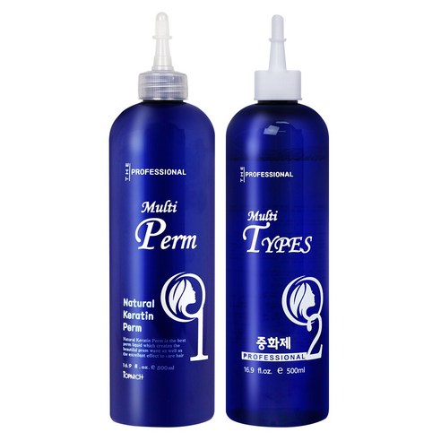 토파 케라틴 멀티펌 미용실 헤어샵 전문가용 파마약, 1개, 500ml 1개, 500ml