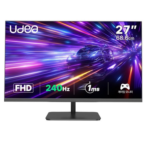 제이씨현 UDEA LOOK LK2736PA 유케어 240Hz 베젤리스 무결점, 68.6cm