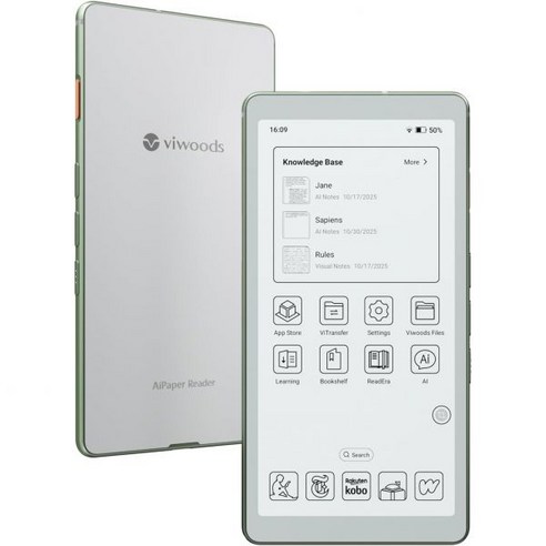 6.13인치 Carta1300 Ai팹 er 리더기 4G 연결 초슬림 초경량 E잉크 전자책 AI 내장 300PPI 조절 가능한 전면 조명 128GB 저장 용량 231888