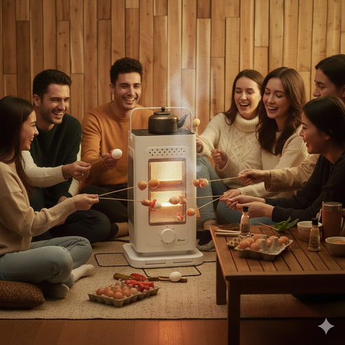 따뜻함과 안전을 모두 갖춘 Geek 오방난로로 올겨울을 따뜻하게!