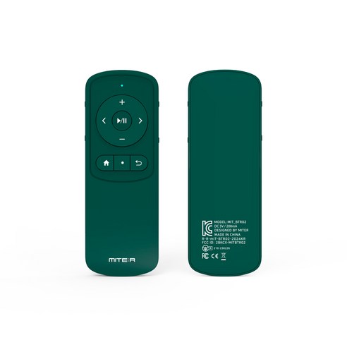 미테르 블루투스 리모컨 RM1, 1개, 그린