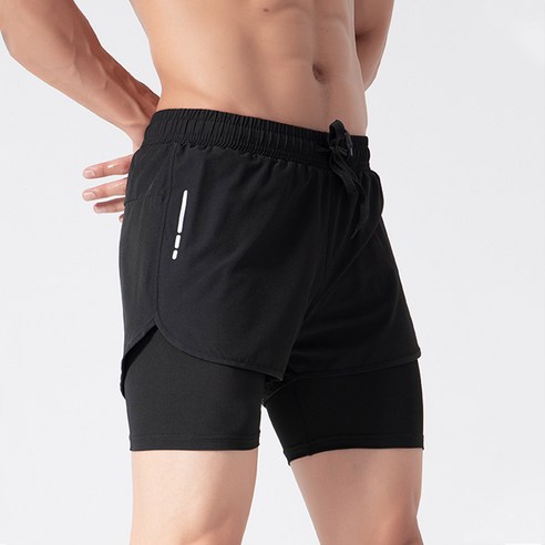 도도미아 투인원 일체형 레깅스 반바지 1+1 이미지 4