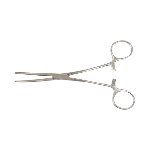 의료용 겸자 켈리 16cm 일반형, 1개, 곡타입 80691 1개, 곡타입 80691