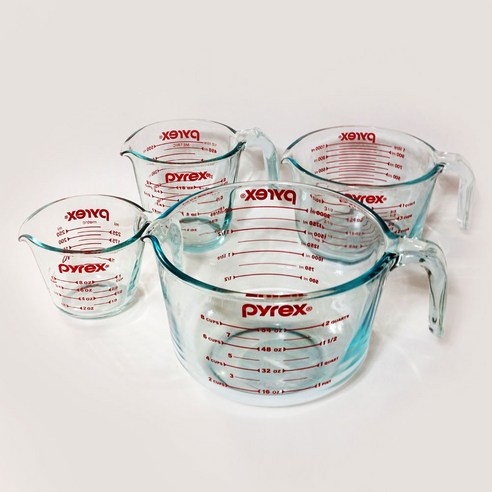 Pyrex 파이렉스 계량컵 (미국산) 250ml 500ml 1000ml 2000ml