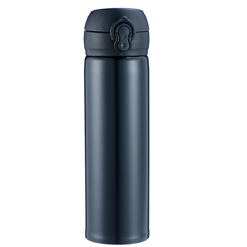 요아해아네 500ml 원터치 텀블러 보냉 보온병, 1개, 0.5L, 블랙