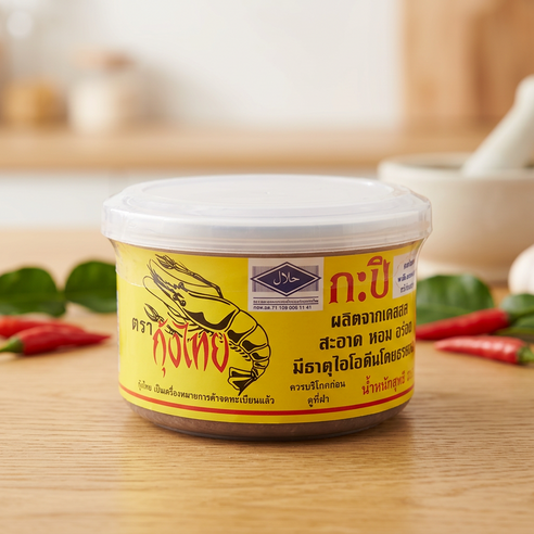 태국 새우젓 가피 쏠티드 쉬림 페이스트 할랄 / Thai Salted Shrimp Paste Halal