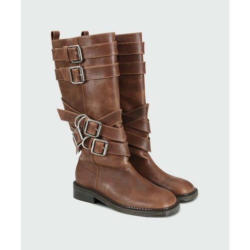 앤더슨벨 ADSB ANDERSSON BELL LAYERED STRAP BOOTS aaa484w BROWN