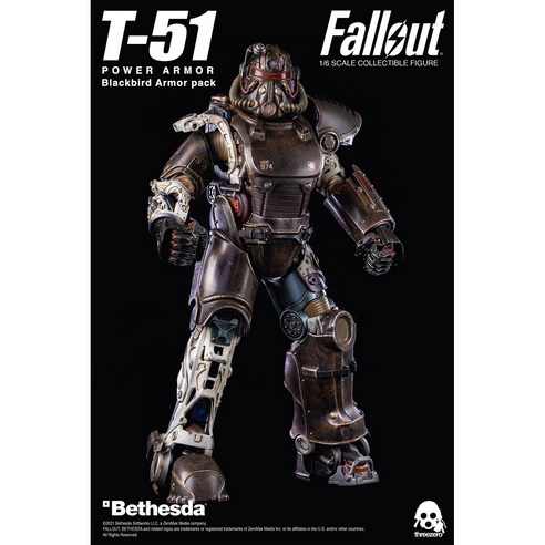 책상 위의 웅장함 폴아웃 파워 아머 T-51