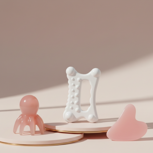 이나핏 괄사 얼굴 바디 두피 마사지기 3종세트 이미지 2