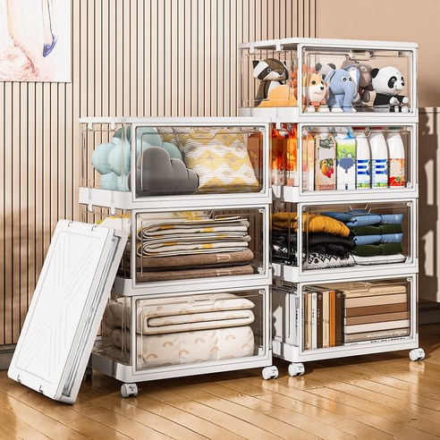 폴딩 수납장 리빙박스 수납 정리함 후기 분석 - 인테리어 조화도