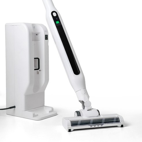 [신상품] 클래파 초경량 자동먼지비움 BLDC 무선 청소기 후기 분석 - 수납 및 충전 스테이션